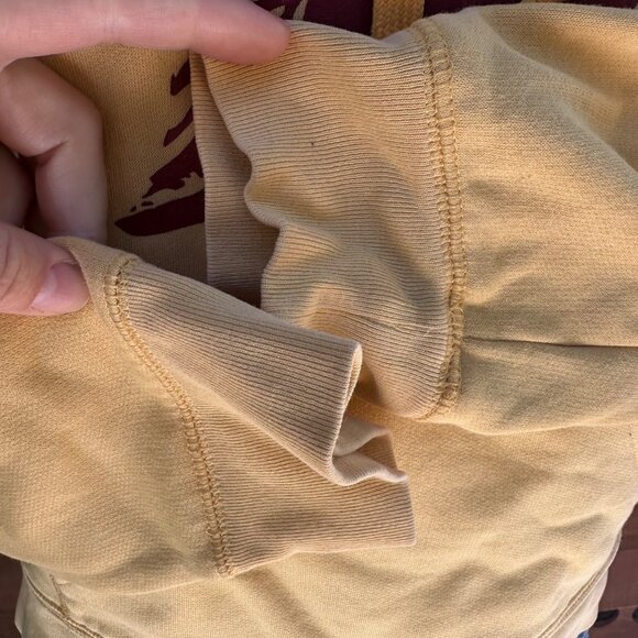 Jones & Mitchell Womens Yellow USC Hoodie With Trojan Logo Medium Cotton Blend - Picture 5 of 11